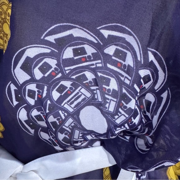 NWT Star Wars Sheer Chiffon Droid Women’s Robe R2-D2 C-3PO Sm/Med‎ Hard to find! - Picture 6 of 14